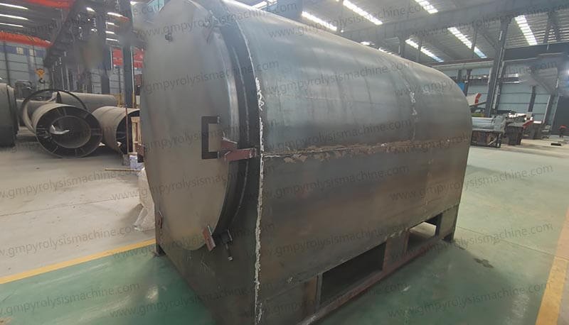 Small bamboo carbonization pyrolysis machine