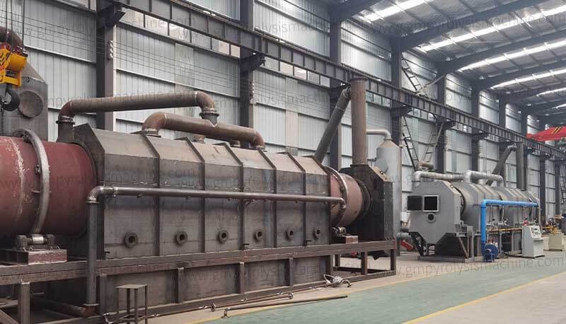 Continuous biomass carbonization system