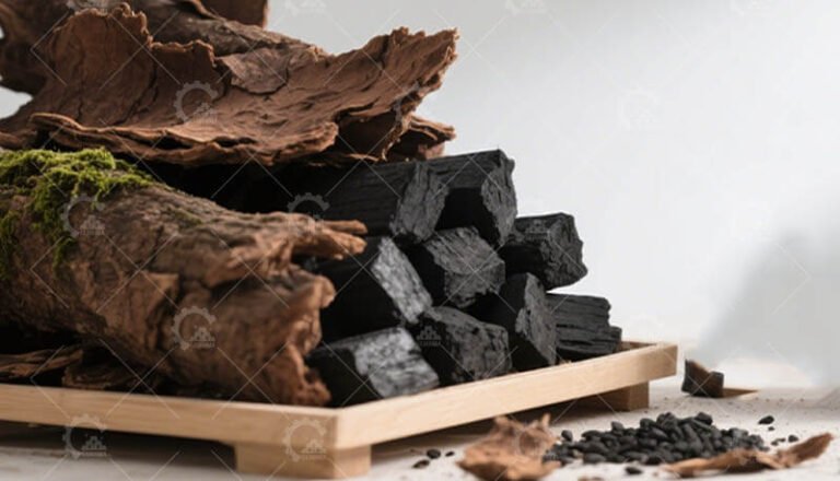 Tree Bark Carbonization