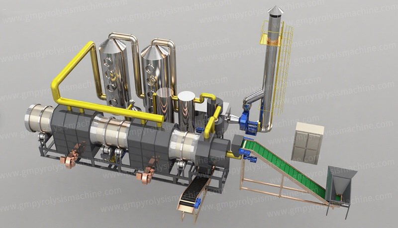 Continuous Carbonization Machine