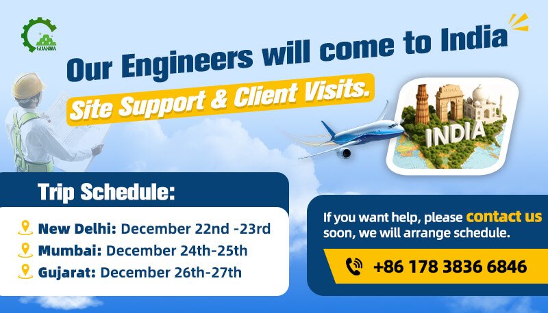 Engineers will come to India