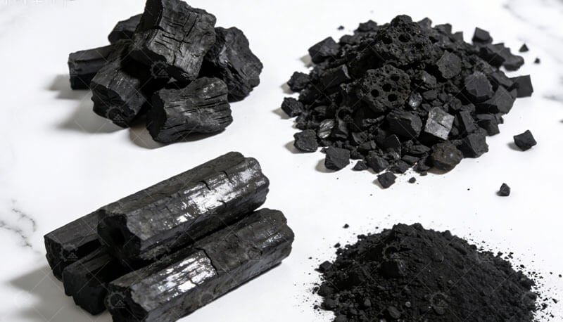 charcoal biochar activated carbon BBQ charcoal