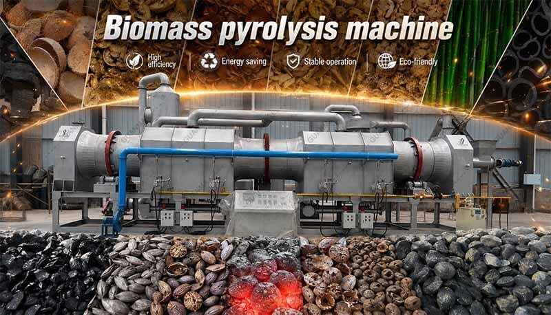 guanma machinery biomass pyrolysis miachine