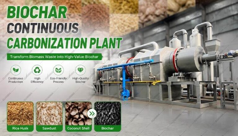 Biochar Continuous Carbonization Plant
