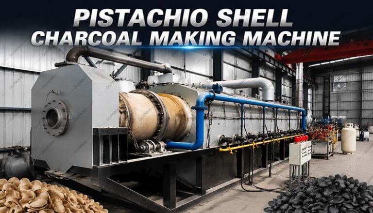 Pistachio Shell Charcoal Making Machine