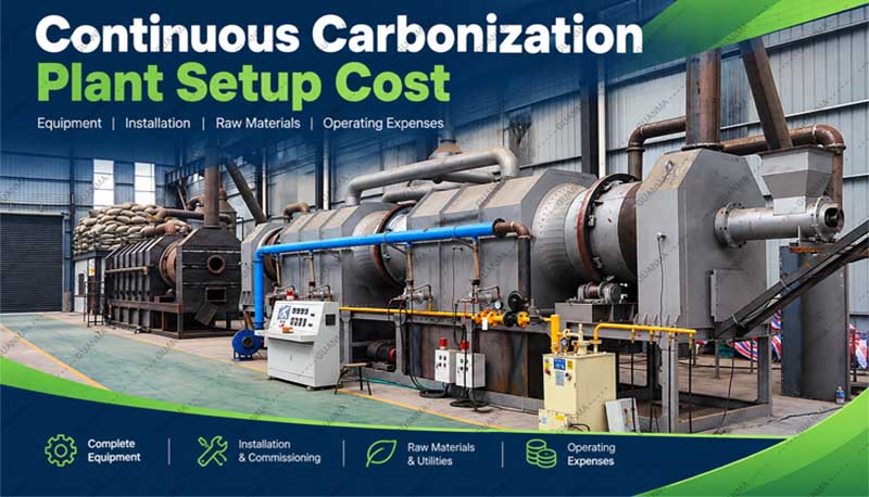 Continuous Carbonization Plant Setup Cost